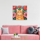Recherche de amoureux des chats toiles Fleurs