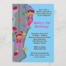 Recherche de wall invitations Escalade