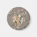 Recherche de floral crème magnets Vintage