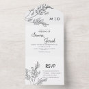 Recherche de arbre noir et blanc invitations Moderne