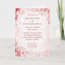 Recherche de rose rouge vintage invitations Romantique