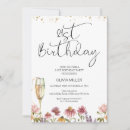 Recherche de champagne 21ans anniversaire invitations Moderne