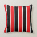 Recherche de blanc noir rouge coussins Rayé