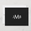 Recherche de enveloppe noire Monogrammé