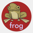 Recherche de grenouille autocollants Crapaud