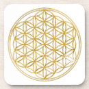 Recherche de la géométrie sacrée dessous de verres Fleur de vie