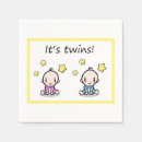 Recherche de baby shower jumeau serviettes Pour eux