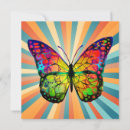 Recherche de nature abstraite invitations Papillon
