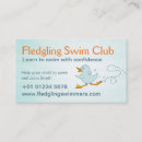 Recherche de professeur de natation cartes visite Baignade