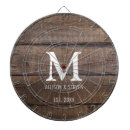 Recherche de bois rustique jeux de fléchettes Brun