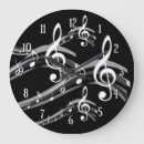 Recherche de blanc et noir horloges Professeur de musique