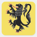 Recherche de rampante autocollants Lion flamand