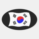 Recherche de la corée du sud autocollants Drapeau