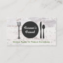Recherche de végétarienne cartes visite Traiteur