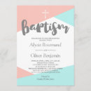 Recherche de turquoise baptême invitations Blanc
