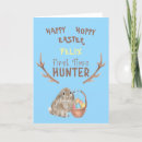 Recherche de chasseur lapin cartes invitations Mignon
