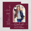 Recherche de burgundy graduation invitations Collège
