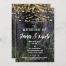 Recherche de fairy lights mariage invitations Rustique