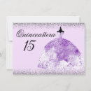 Recherche de lavande 11x16 invitations Violet