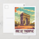 Recherche de arc triomphe cartes postales Illustration