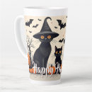 Recherche de le chat dans le chapeau tasses Halloween