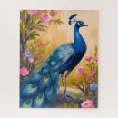 Recherche de paons puzzles Animal