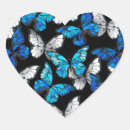 Recherche de coeur noir autocollants Bleu