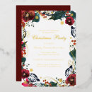 Recherche de red green noël invitations Rouge