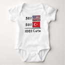 Recherche de turc bébé vêtements Drapeau de la turquie