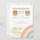 Recherche de rainbow gender reveal invitations Pour tous
