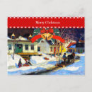 Recherche de noël canada cartes postales Peinture