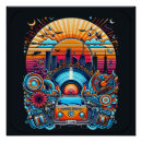 Recherche de musique psychédélique posters Rétro