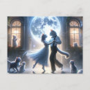 Recherche de pleine lune cartes postales Élégant