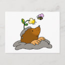 Recherche de abeille heureuse cartes postales Dessin animé