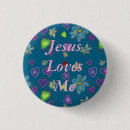 Recherche de jésus vous aime badges Chrétien