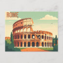 Recherche de colosseum rome cartes postales Vintage
