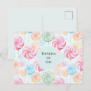Recherche de sucettes cartes postales Bonbons