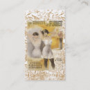 Recherche de corset vintage cartes visite Élégant