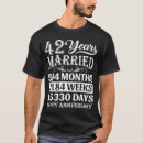 Recherche de anniversaire mariage 42 ans tshirts Marié
