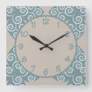 Recherche de motif de tuile horloges Bleu