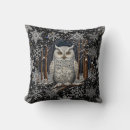 Recherche de hibou blanc coussins Vintage