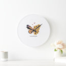 Recherche de papillon jaune horloges Décoration intérieure