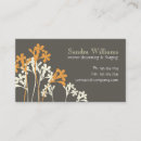 Recherche de affaires de cheveux cartes visite Floral