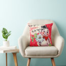 Recherche de bonhomme de neige vintage coussins Rétro