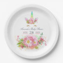 Recherche de baby shower fille assiettes Toute personne