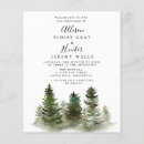 Recherche de arbre 11x14 invitations Montagnes