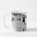Recherche de montagne neige tasses Blanc