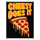 Recherche de pizza drôle posters Fromage