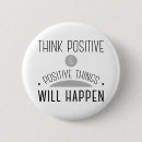 Recherche de soyez positif badges Blanc
