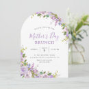 Recherche de fête des mères florale invitations Violet